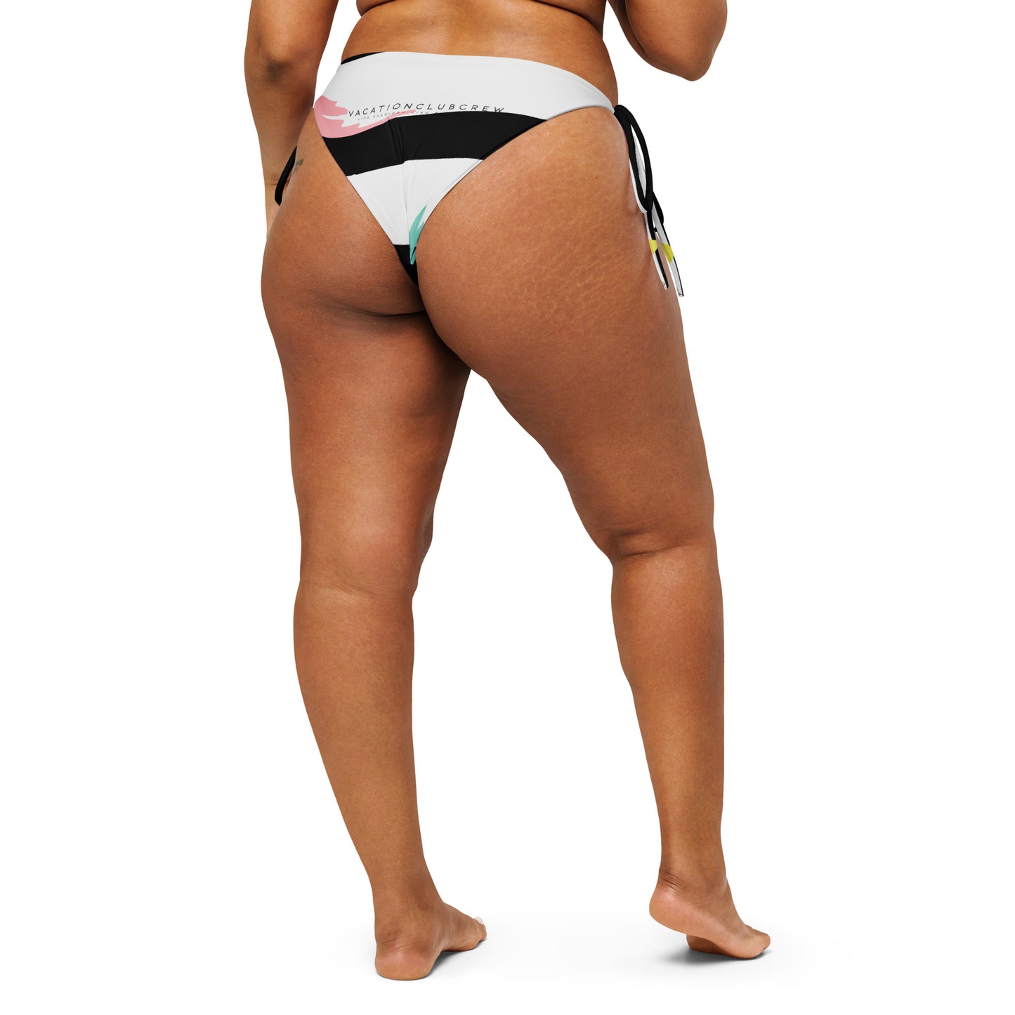 White & Black bikini bottom