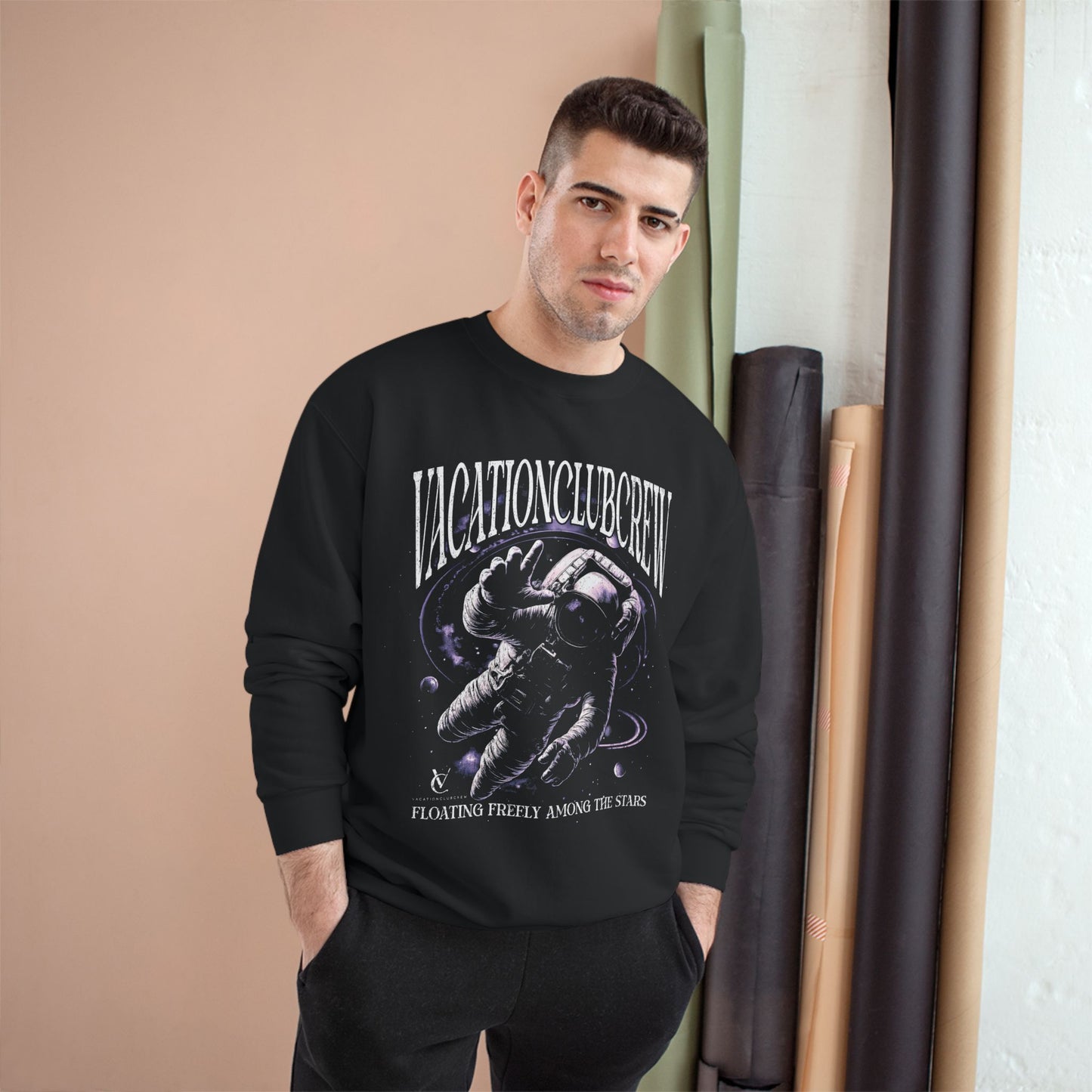 Cozy Astronaut Champion Sweatshirt, Unisex Space Crew Sweatshirt, Vacation Club Crew Apparel, Perfect for Space Lovers, Gift for [...]