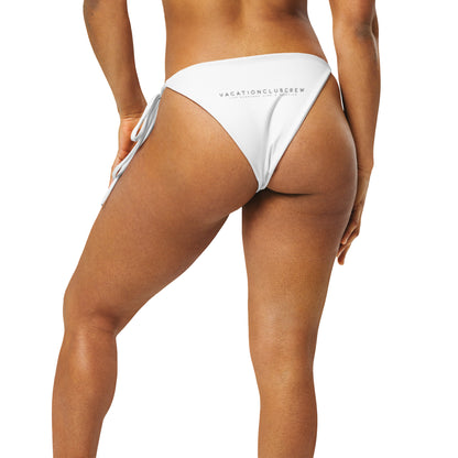 White string bikini bottom