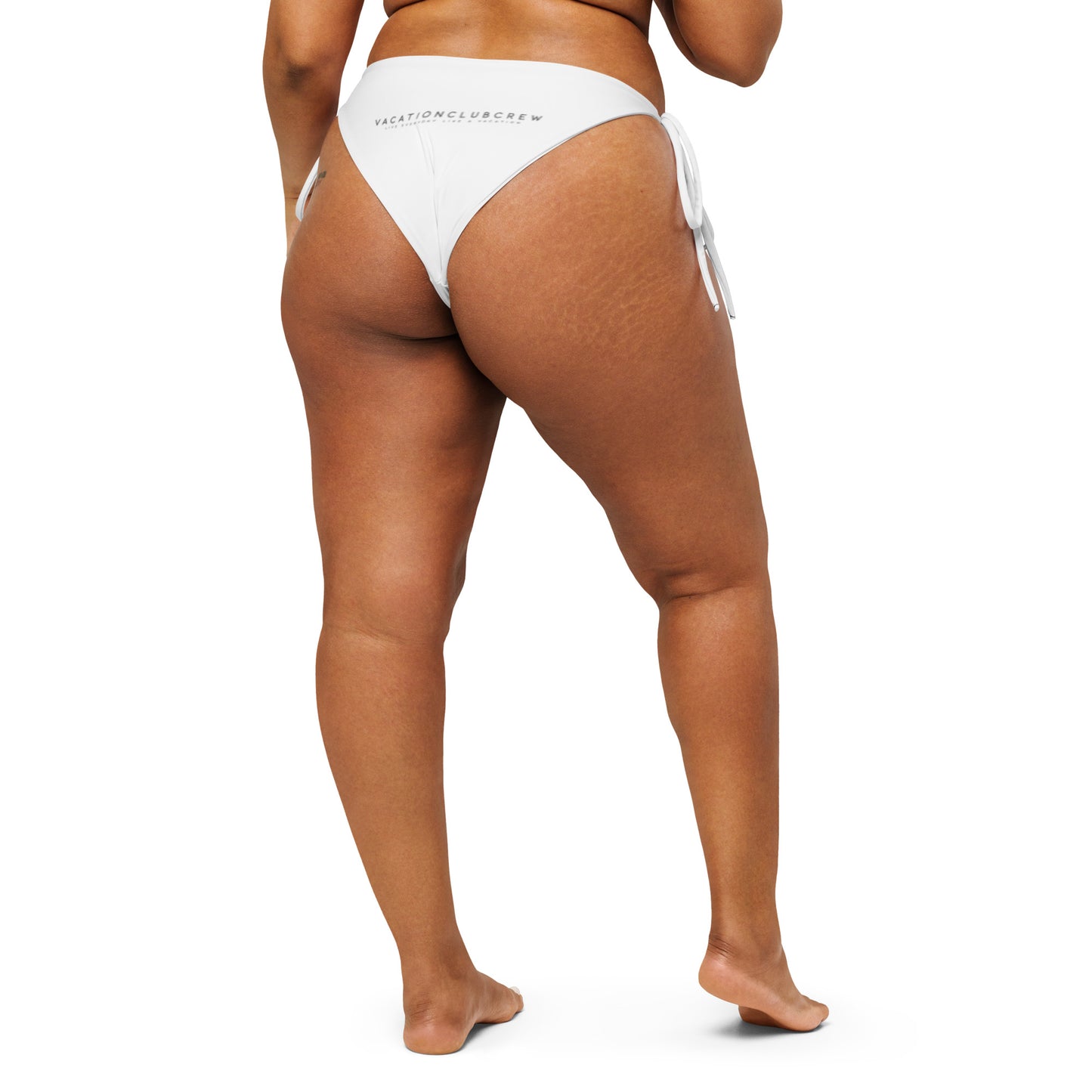 White string bikini bottom