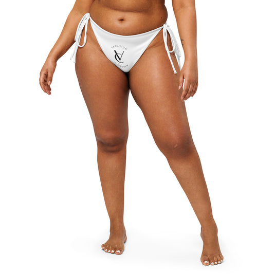 White string bikini bottom